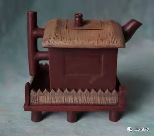 汉代人生活的画像砖 房形紫砂壶 正禾云品 汉代人生活的画像砖 房形紫砂壶 正禾云品